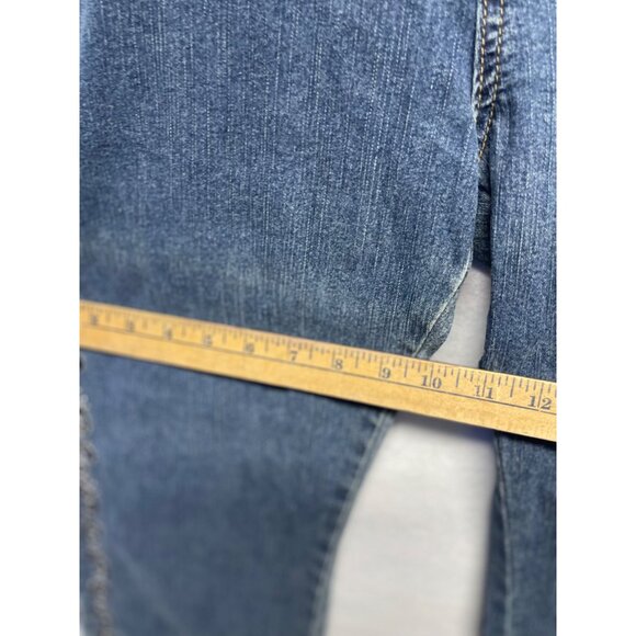 COS Jeans Women’s 12 Embellished Embroidered Boot Cut Stretch Denim Size 14 - Picture 12 of 15